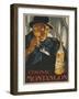 Cognac Montagon, 1920s French Advertising Poster-null-Framed Giclee Print