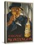 Cognac Montagon, 1920s French Advertising Poster-null-Stretched Canvas