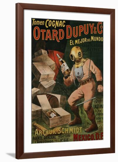 Cognac Otard Dupuy & Co, circa 1910-null-Framed Giclee Print