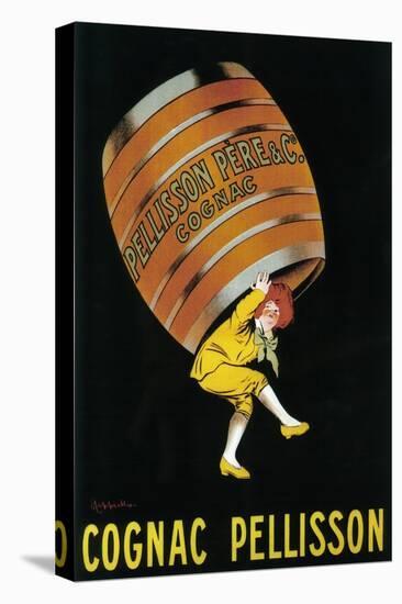 Cognac Pellisson Promotional Poster - France-Lantern Press-Stretched Canvas