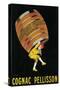 Cognac Pellisson Promotional Poster - France-Lantern Press-Stretched Canvas