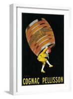 Cognac Pellisson Promotional Poster - France-Lantern Press-Framed Art Print