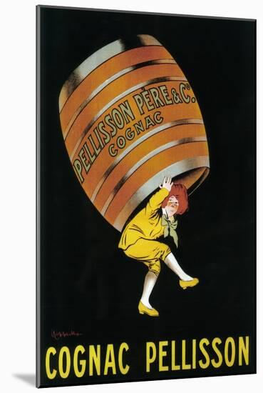 Cognac Pellisson Promotional Poster - France-Lantern Press-Mounted Art Print