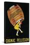 Cognac Pellisson Promotional Poster - France-Lantern Press-Stretched Canvas