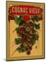 Cognac Vieux Label-null-Mounted Art Print