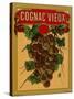 Cognac Vieux Label-null-Stretched Canvas