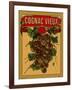 Cognac Vieux Label-null-Framed Art Print