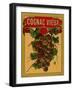 Cognac Vieux Label-null-Framed Art Print