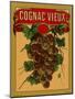 Cognac Vieux Label-null-Mounted Art Print