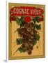 Cognac Vieux Label-null-Framed Art Print