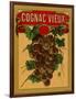 Cognac Vieux Label-null-Framed Art Print