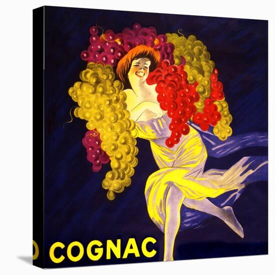 Cognac Vintage French Poster-null-Stretched Canvas