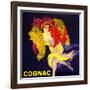 Cognac Vintage French Poster-null-Framed Art Print