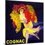 Cognac Vintage French Poster-null-Mounted Art Print