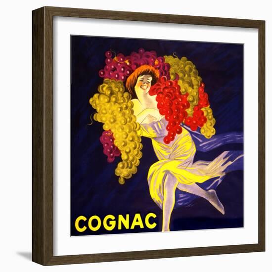 Cognac Vintage French Poster-null-Framed Art Print