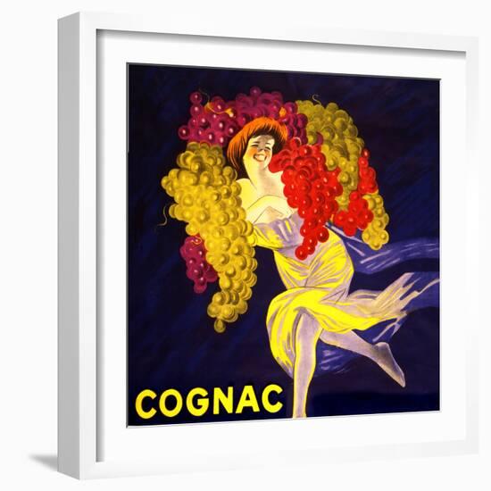 Cognac Vintage French Poster-null-Framed Art Print