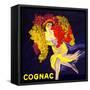 Cognac Vintage French Poster-null-Framed Stretched Canvas