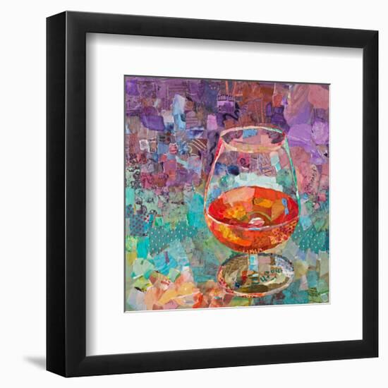 Cognac-null-Framed Art Print