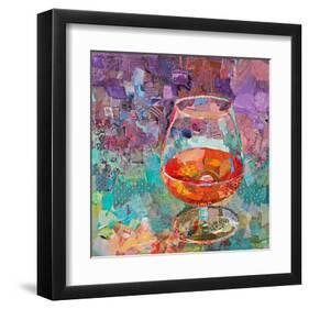 Cognac-null-Framed Art Print