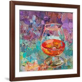 Cognac-null-Framed Art Print