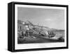 Cogoleto, the Birth Place of Columbus, Italy, 1828-E Finden-Framed Stretched Canvas