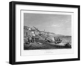 Cogoleto, the Birth Place of Columbus, Italy, 1828-E Finden-Framed Giclee Print