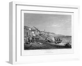 Cogoleto, the Birth Place of Columbus, Italy, 1828-E Finden-Framed Giclee Print