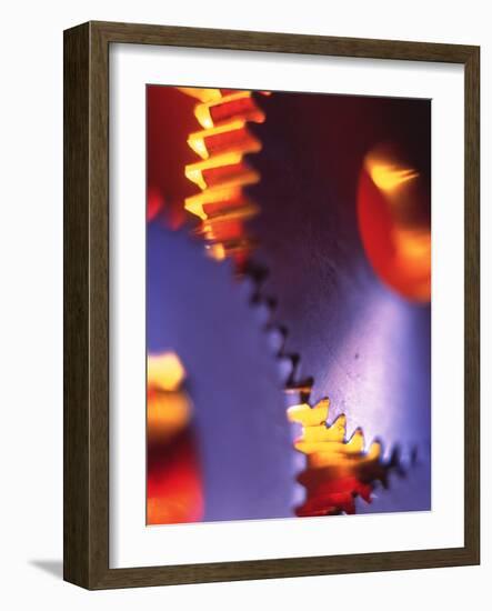 Cogs for Use In a Gearing System-Tek Image-Framed Photographic Print