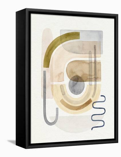 Coiled I-Grace Popp-Framed Stretched Canvas