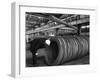 Coils and Hexagonal Bars at the Park Gate Iron and Steel Co, Rotherham, South Yorkshire, 1964-Michael Walters-Framed Photographic Print