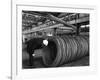 Coils and Hexagonal Bars at the Park Gate Iron and Steel Co, Rotherham, South Yorkshire, 1964-Michael Walters-Framed Photographic Print