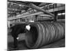 Coils and Hexagonal Bars at the Park Gate Iron and Steel Co, Rotherham, South Yorkshire, 1964-Michael Walters-Mounted Photographic Print