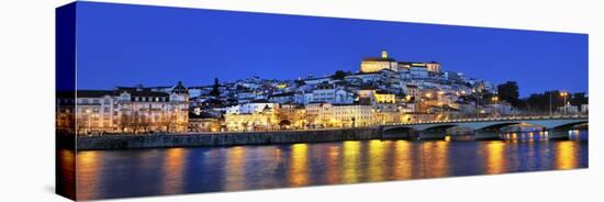 Coimbra and the Mondego River at Sunset. Portugal-Mauricio Abreu-Stretched Canvas