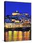 Coimbra and the Mondego River at Sunset. Portugal-Mauricio Abreu-Stretched Canvas