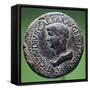 Coin Bearing Image of Britannicus, Roman Coins AD-null-Framed Stretched Canvas