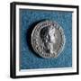 Coin Bearing Image of Emperor Hadrian, Roman Coins AD-null-Framed Giclee Print