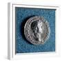 Coin Bearing Image of Emperor Hadrian, Roman Coins AD-null-Framed Giclee Print