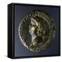 Coin Bearing Image of Emperor Nero, Recto, Roman Coins AD-null-Framed Stretched Canvas