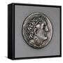 Coin Bearing Image of Ptolemy I of Egypt, Recto, Coins BC-null-Framed Stretched Canvas
