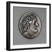 Coin Bearing Image of Ptolemy I of Egypt, Recto, Coins BC-null-Framed Giclee Print