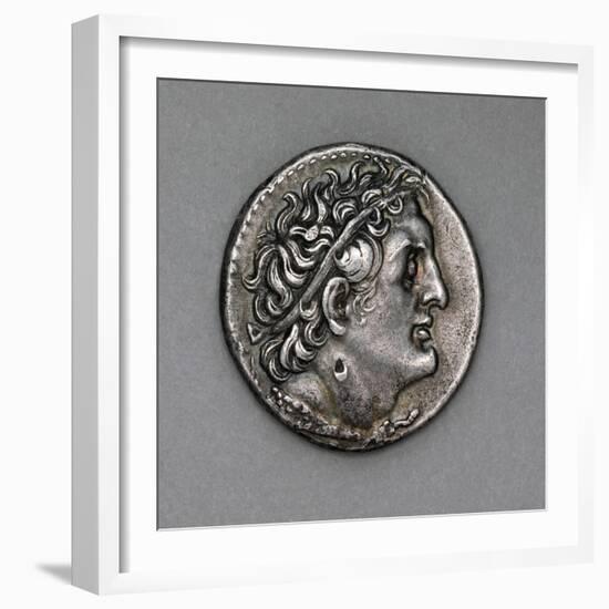 Coin Bearing Image of Ptolemy I of Egypt, Recto, Coins BC-null-Framed Giclee Print
