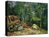 Coin De Foret (Oil on Canvas)-Gustave Courbet-Stretched Canvas