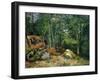 Coin De Foret (Oil on Canvas)-Gustave Courbet-Framed Giclee Print