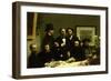 Coin De Table with Portraits of Paul Verlaine and Arthur Rimbaud (Entire Picture)-Henri Fantin-Latour-Framed Giclee Print