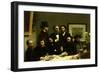 Coin De Table with Portraits of Paul Verlaine and Arthur Rimbaud (Entire Picture)-Henri Fantin-Latour-Framed Giclee Print