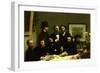 Coin De Table with Portraits of Paul Verlaine and Arthur Rimbaud (Entire Picture)-Henri Fantin-Latour-Framed Giclee Print