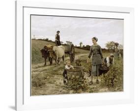 Coin de vigne, Languedoc-Edouard Debat-Ponsan-Framed Giclee Print