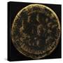 Coin Depicting Boundary of Port of Ostia, Lighthouse with Statue of Neptune-null-Stretched Canvas