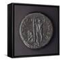 Coin Depicting Vespasian with Judaea Capta, Roman Coins AD-null-Framed Stretched Canvas