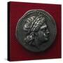 Coin Minted in Epidaurus Bearing Profile of Head Surrounded by Laurels, Greek Coins-null-Stretched Canvas